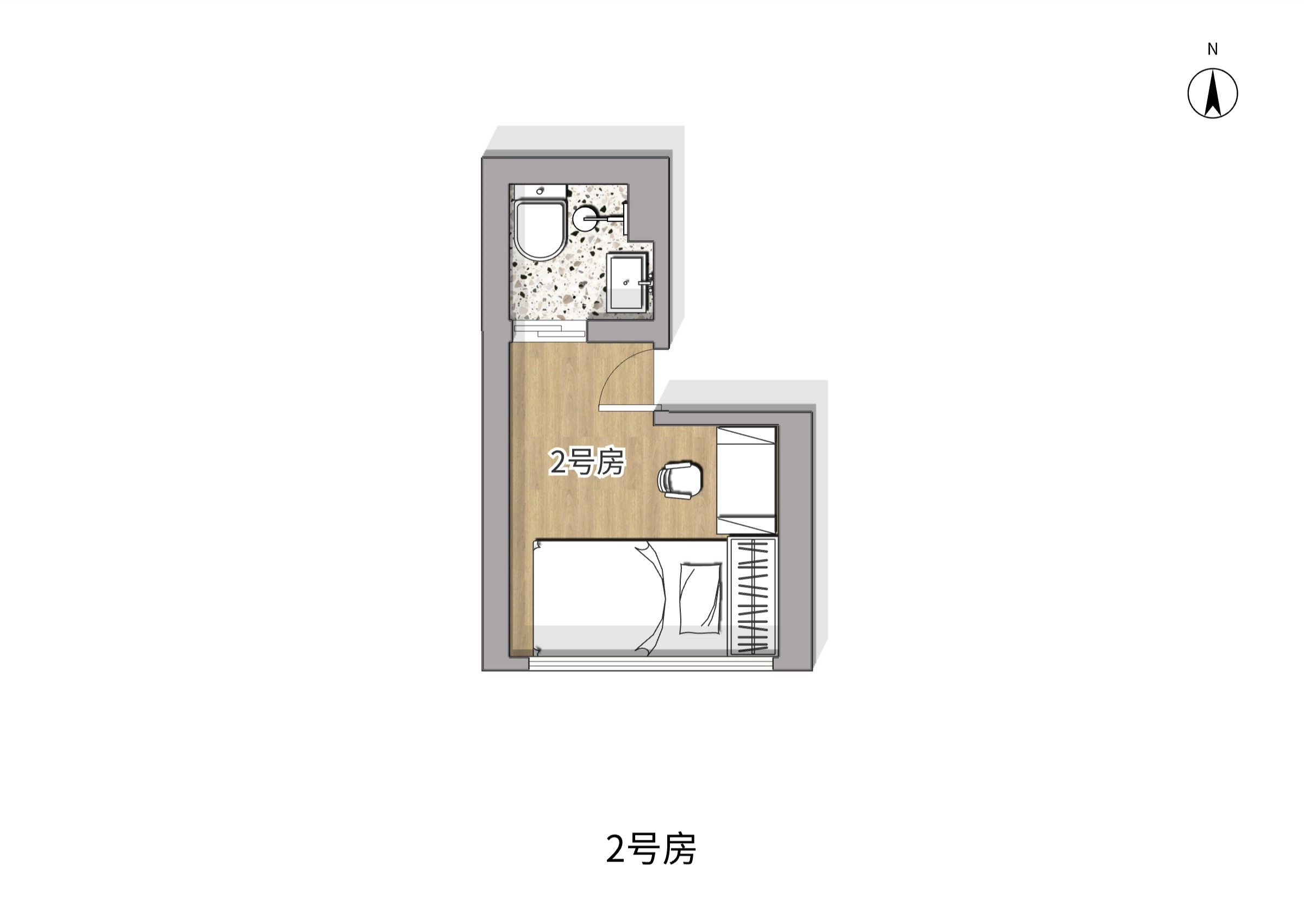 2号房 户型图