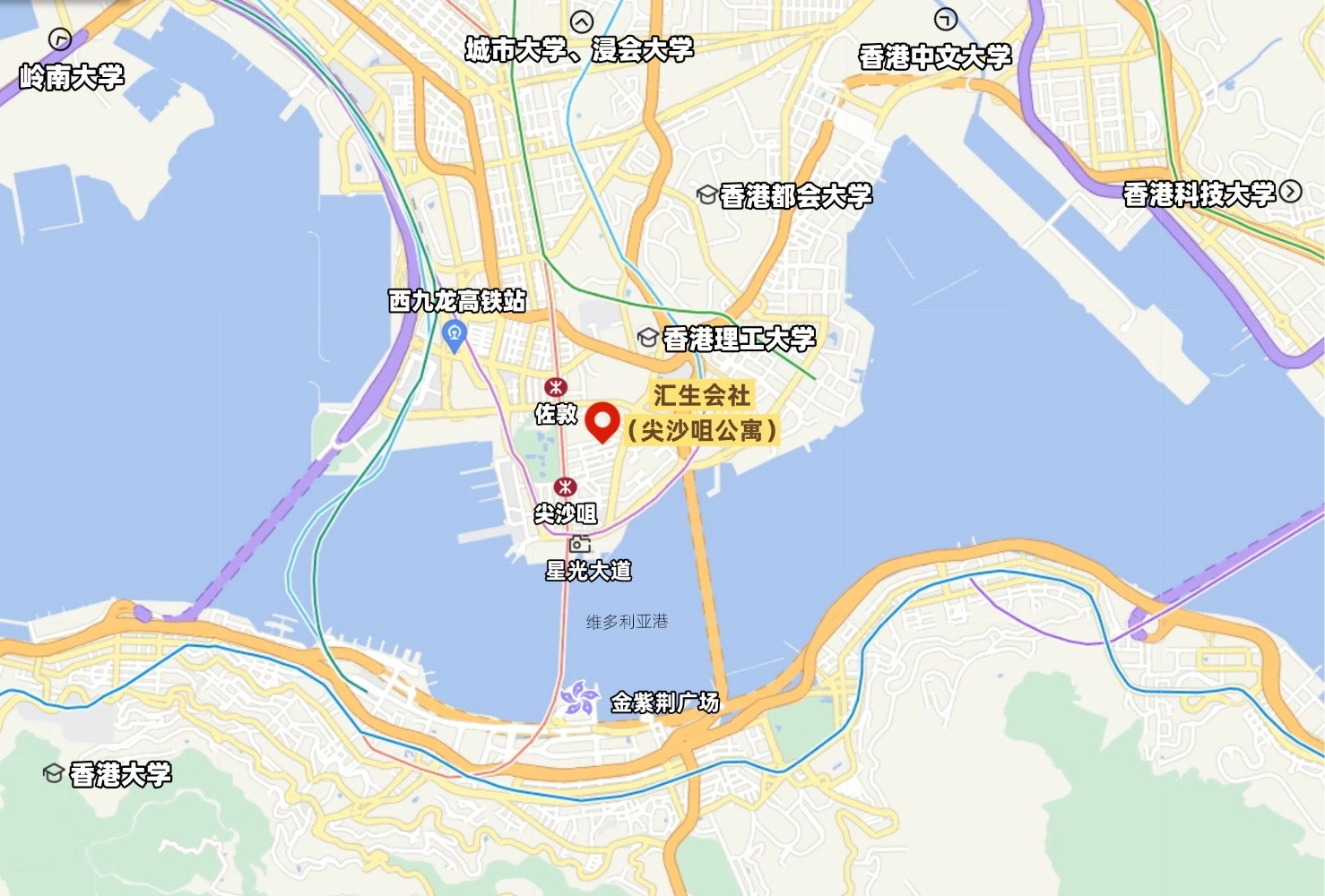 滙生会社（尖沙咀） Map